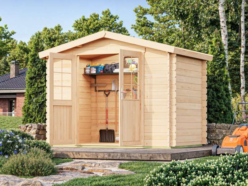 Kleine Gartenhäuser aus Holz kaufen >> bis 10 qm