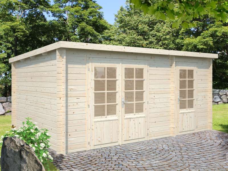 Palmako Flachdach Gartenhäuser direkt vom Hersteller bestellen