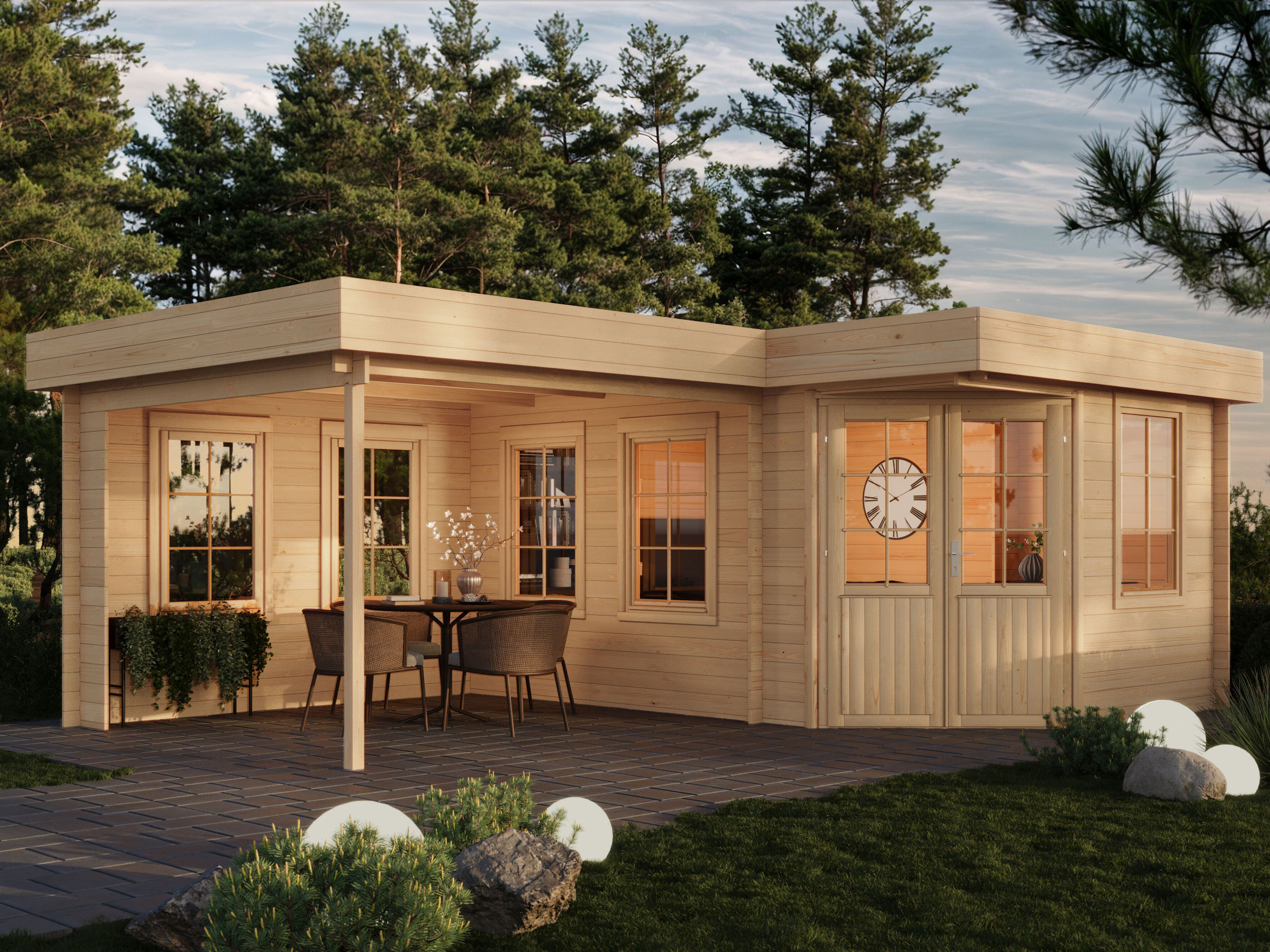 Fjordholz Gartenhütte Modell Petro