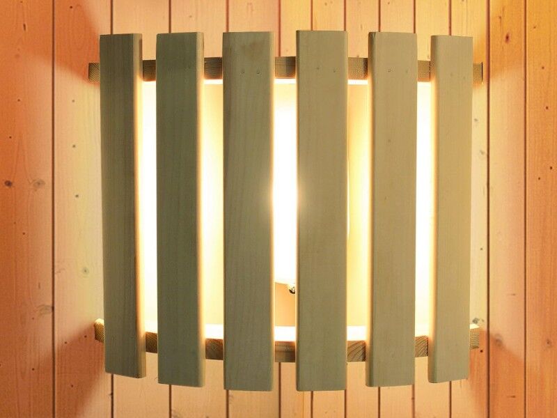 Fjordholz Sauna Lampenschirm Modell Lumo