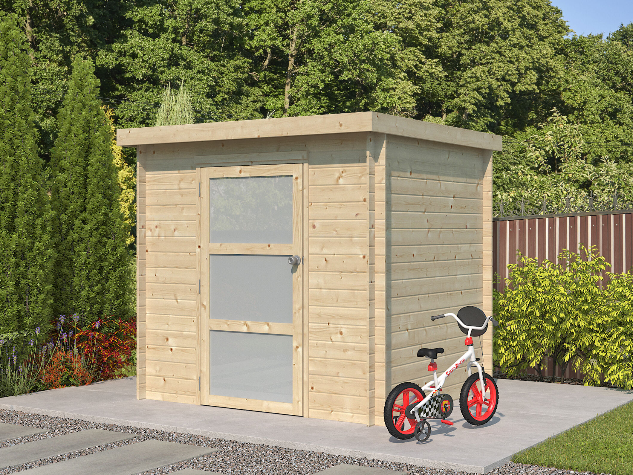 Gerätehaus Modell Nyborg 3,59 m² | 2x2m