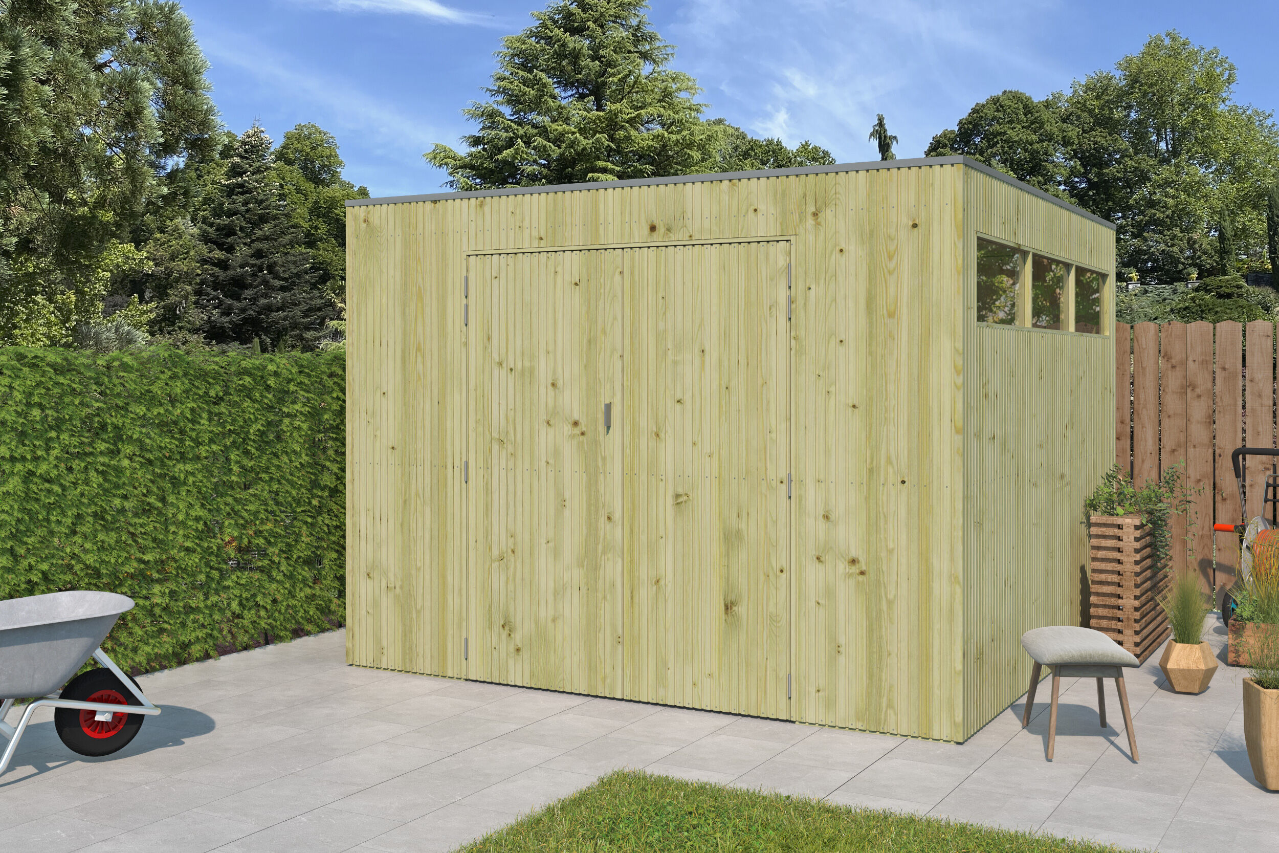 Gartenhaus Modell QB-Line 4,41 m²