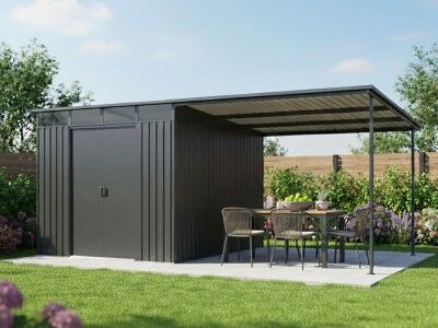 Metall Gerätehaus Modell Lübeck 12,36 m²
