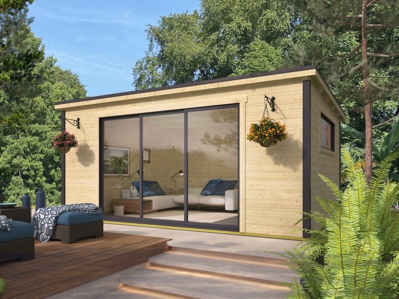 Fjordholz Gartenhaus Modell Poel-4