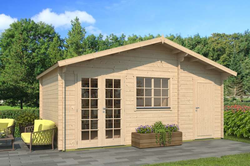2 Raum Gartenhäuser online kaufen Gartenhausfabrik