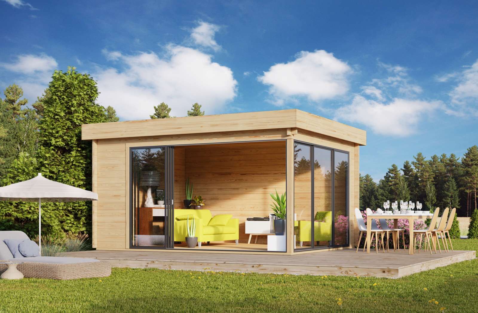 Fjordholz Gartenhaus Alu Concept 44 A Online Bestellen