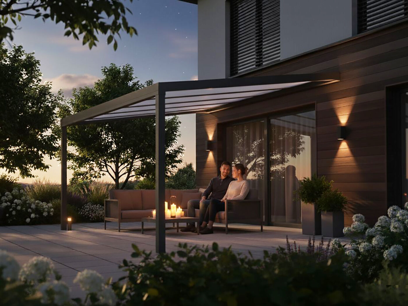 47% reduziert - Alu Terrassenüberdachung Modell PolyLine 430 x 300 47% reduziert - Alu Terrassenüberdachung Modell PolyLine 430 x 300