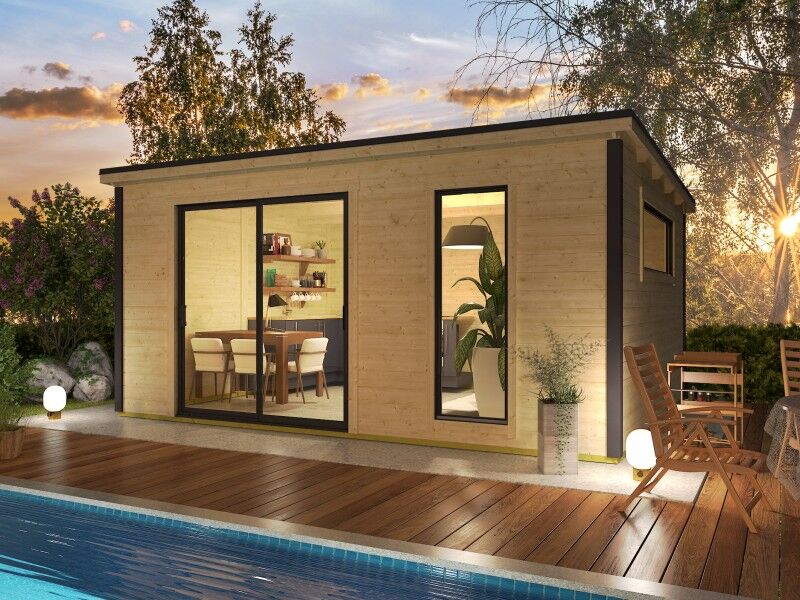 Fjordholz Gartenhaus Modell Juist-4