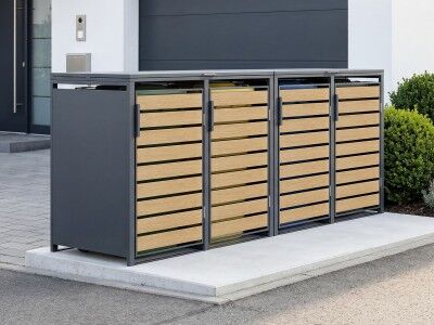 StarLine 4er Mülltonnenbox Modell Velaro 240 L