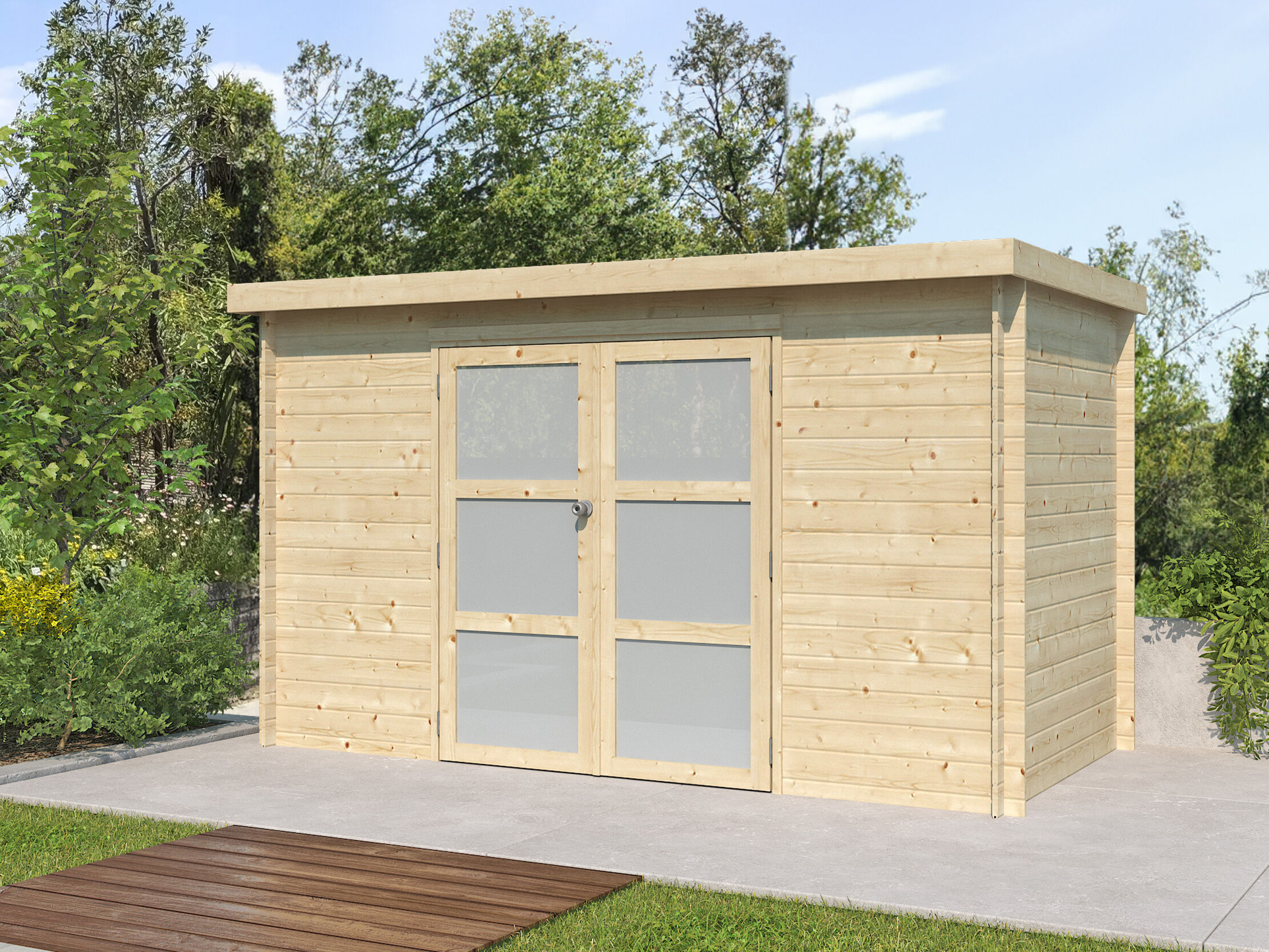 26% Rabatt ! Gerätehaus Modell Nyborg 5,69 m² 3x2m