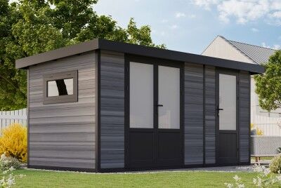WPC Gartenhaus Modell Style DeLuxe 2-Raum 8,0 m²