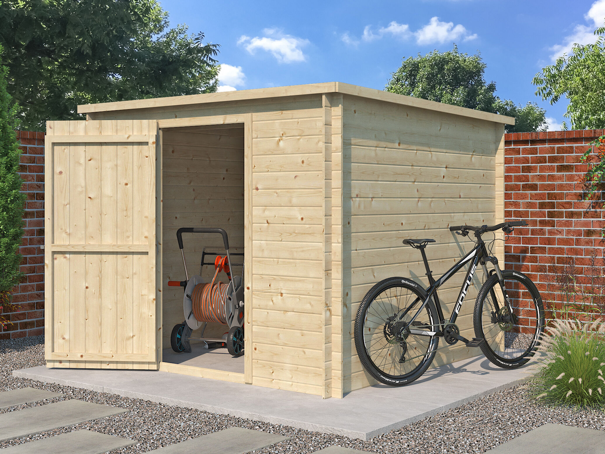 Gerätehaus Modell Svendborg 5,52 m² Rabatt: 26 %