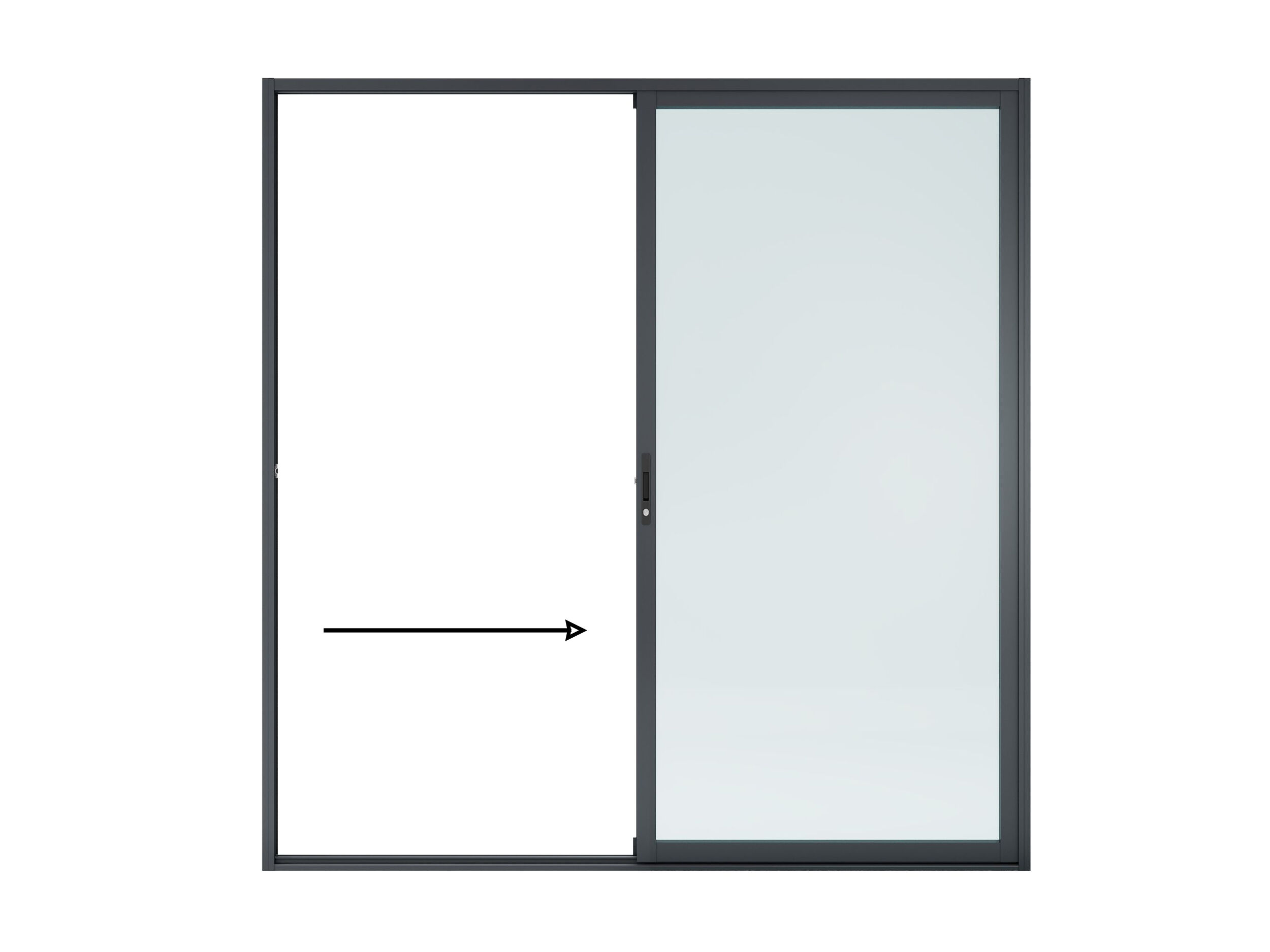 StarLine Aluminium Schiebetür ISO-Slide 200 x 206