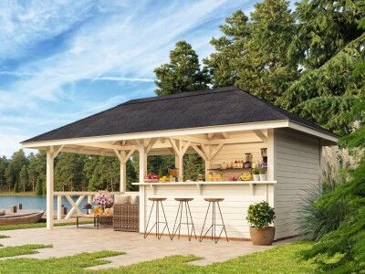 Palmako Bianca 16,6 m2 Set 108 - Transparent tauchgrundiert