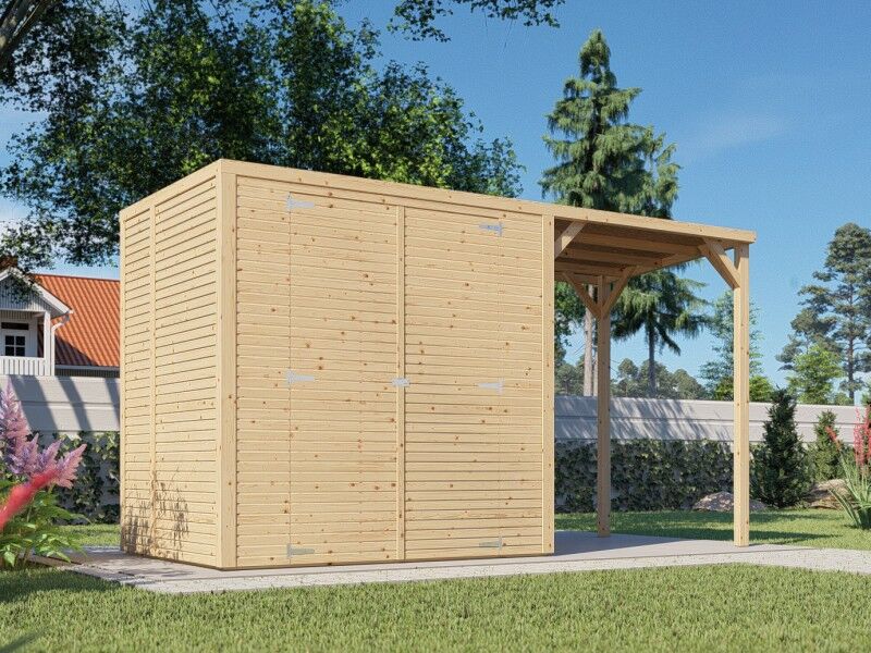 Gerätehaus Modell Box 2 Plus natur