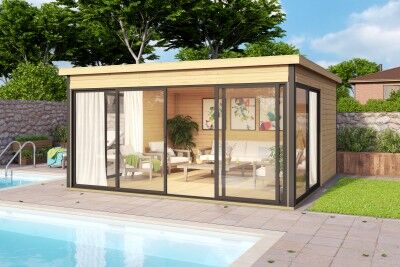 Lounge Gartenhaus Modell Domeo 5