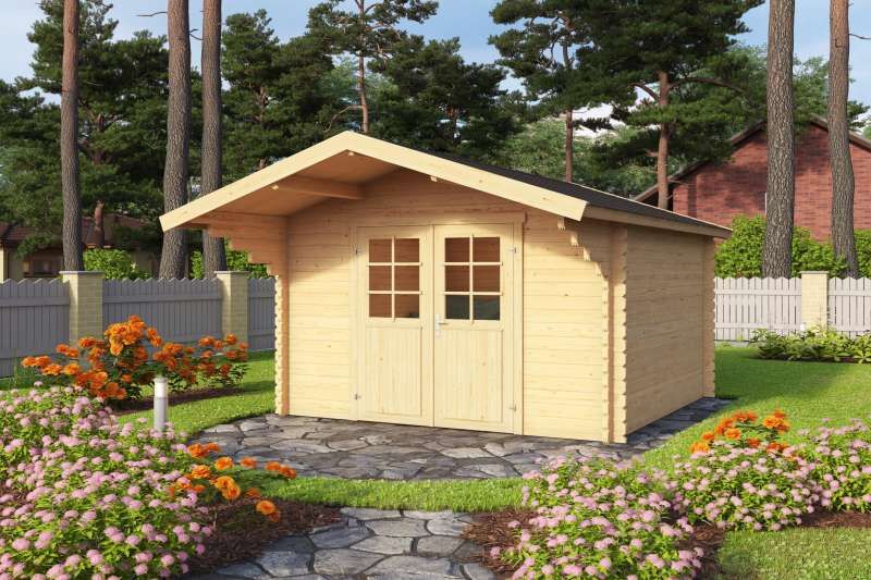 Gartenhaus 3x3 m aus Holz kaufen Bis zu 20 Rabatt