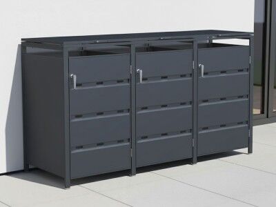 StarLine 3er Mülltonnenbox Modell Stabilo 240 l