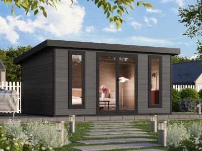 WPC Gartenhaus Modell Panorama 13,44 m²
