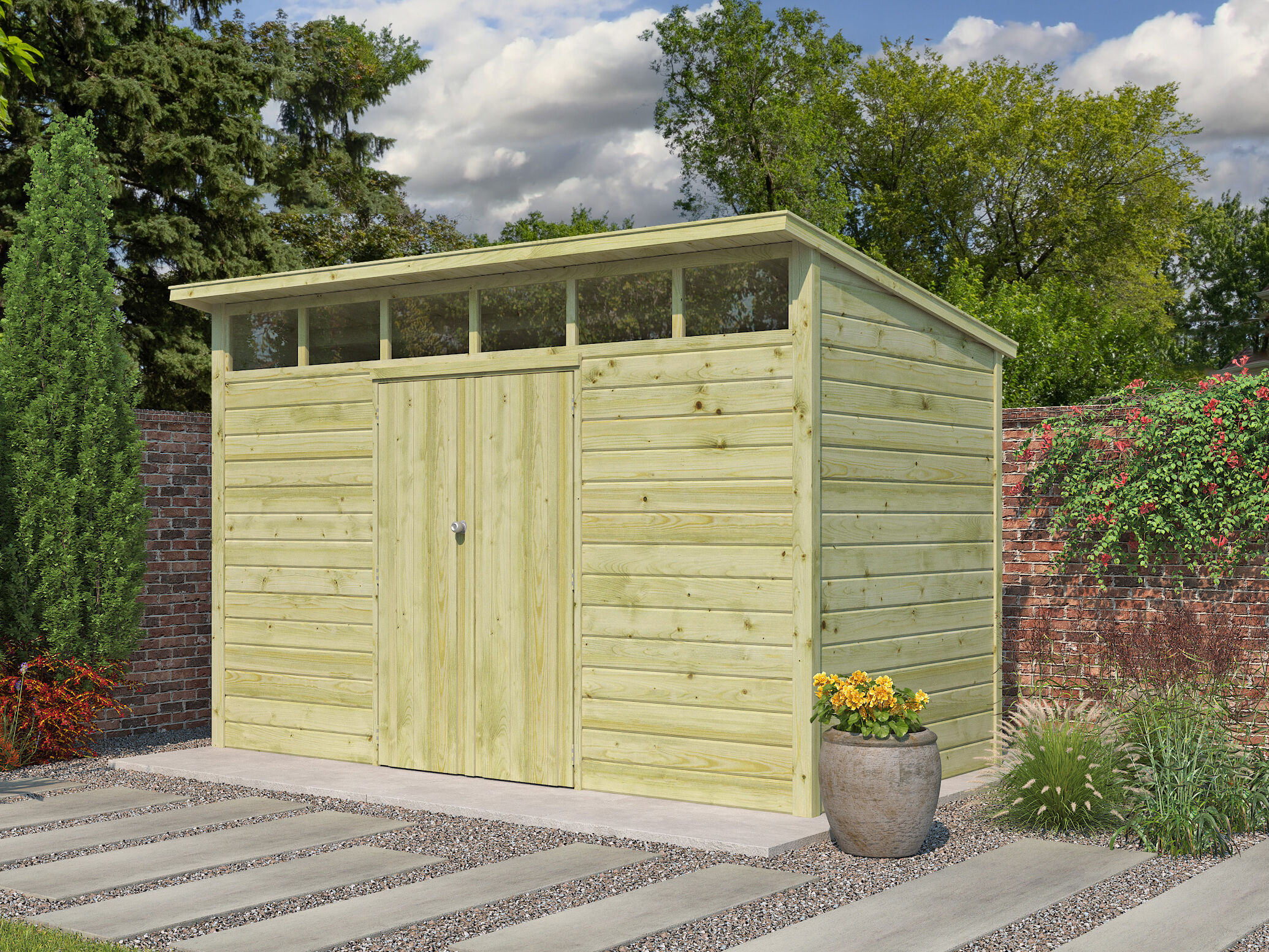 Gartenhaus Modell QB-Line 4,41 m²