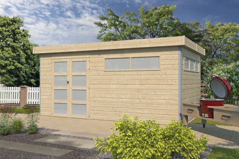 Gartenhaus Alu-Line Modell Kasuko-XL