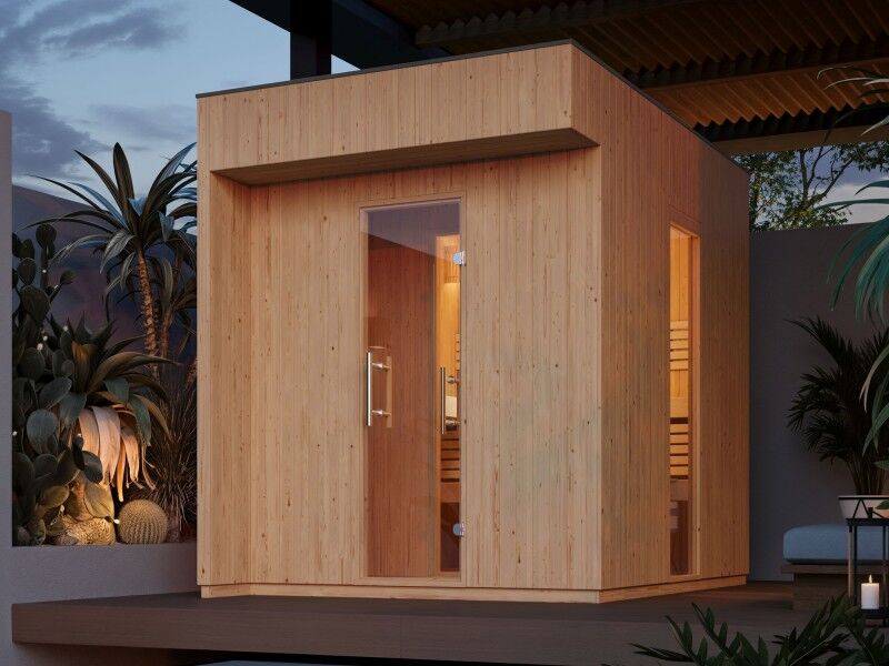 Fjordholz Design Saunahaus Modell Emine