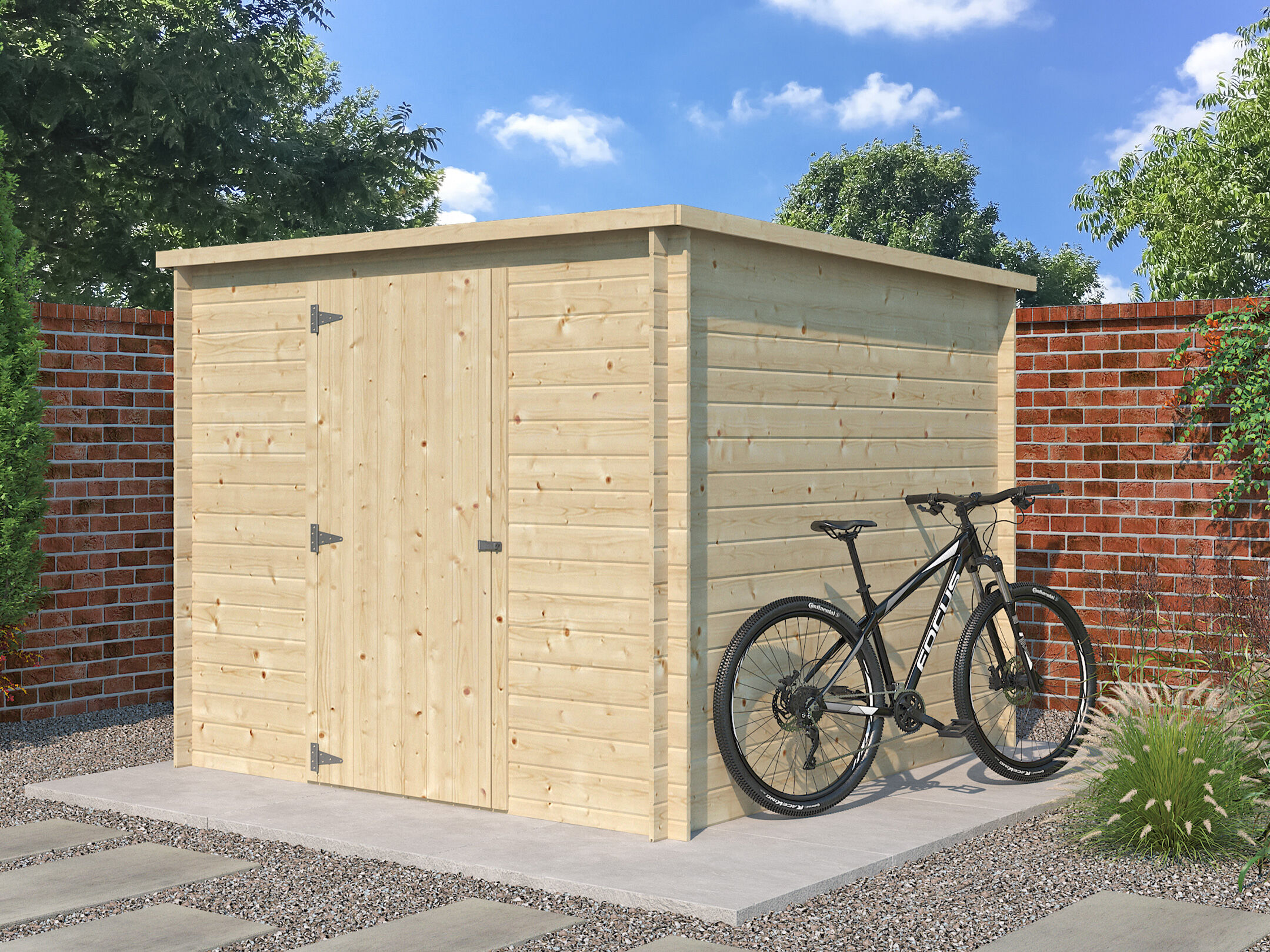 26% Rabatt ! Gerätehaus Modell Svendborg 5,52 m² 3x2m