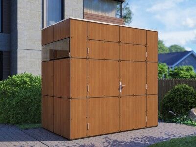 HPL Design Gartenhaus Mini Italian Walnut