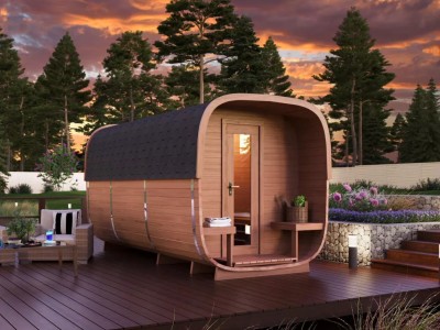Fass-Sauna Modell 390 Basic