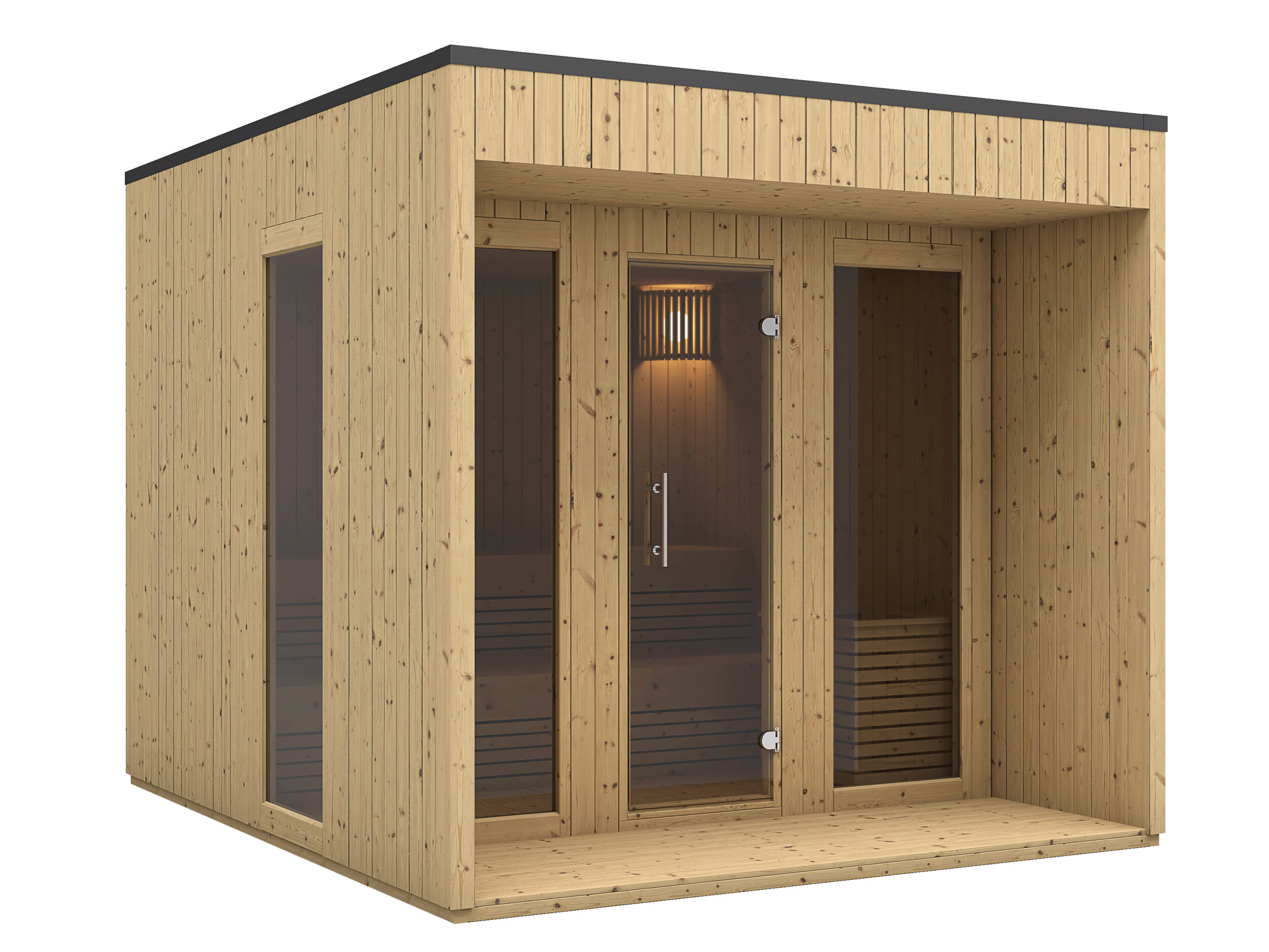 Fjordholz Design Saunahaus Modell Jule