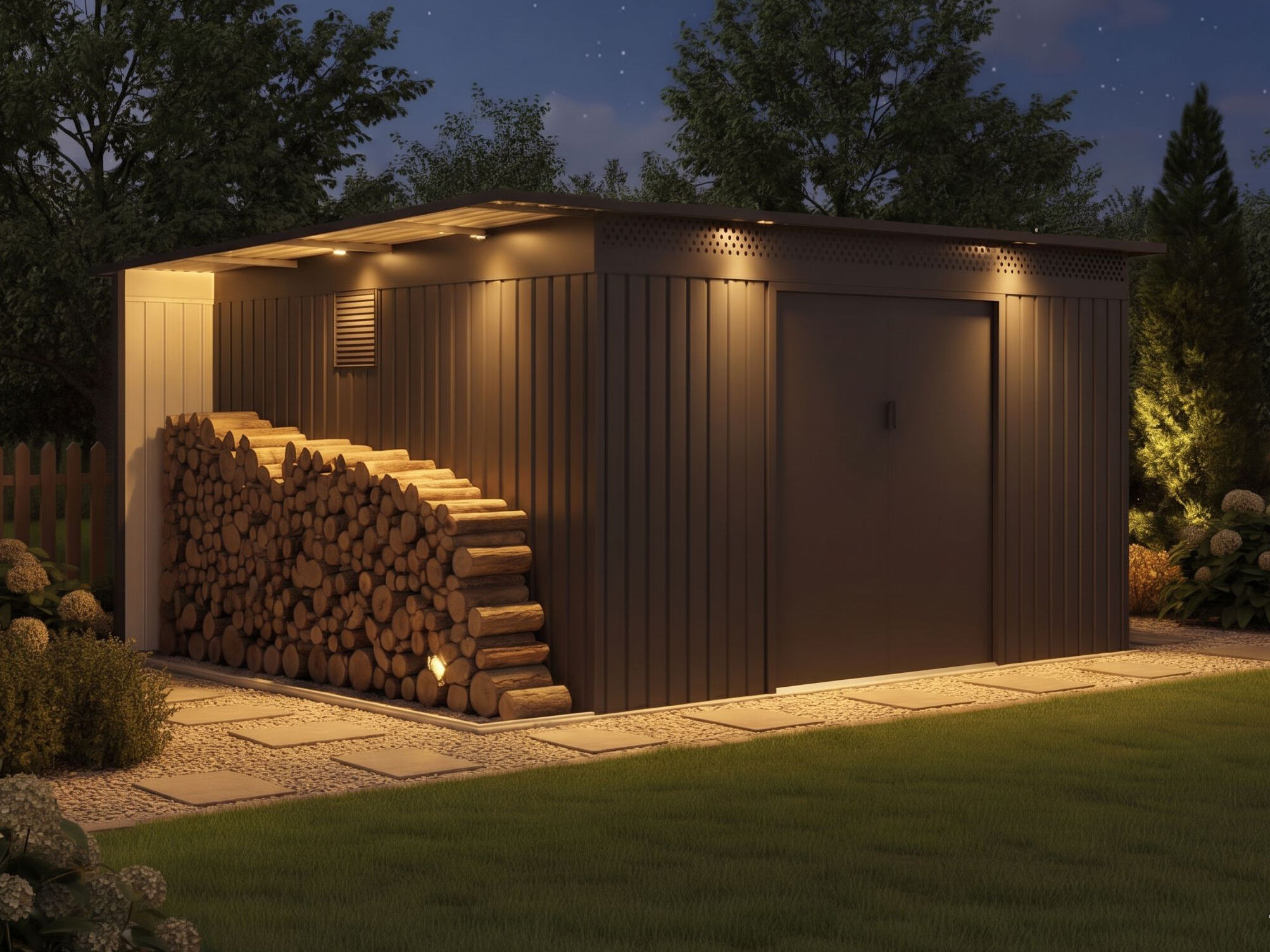 Metall Gerätehaus Modell Berlin 11,93 m²