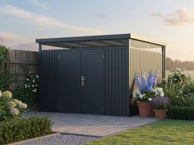 StarLine Metall Gerätehaus Modell Solidum 9,0 m²