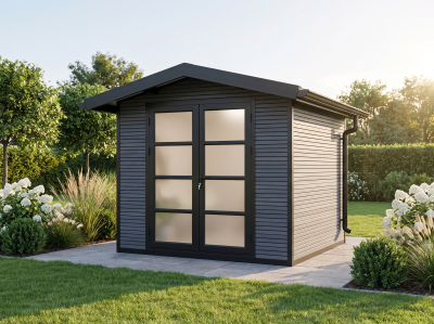 WPC Gartenhaus Modell Apex 5,80 m²