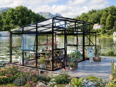 StarLine Gewächshaus Modell PultLine 12,42 m²