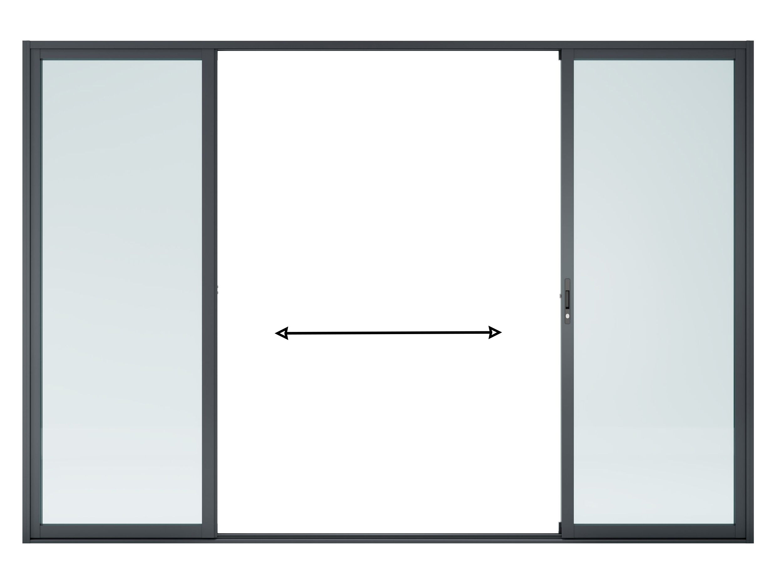 StarLine Aluminium Schiebetür ISO-Slide 300 x 206