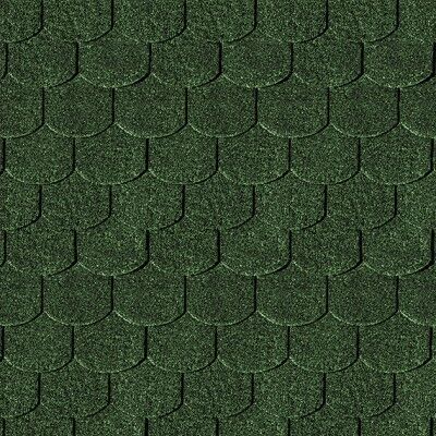 Dachschindeln Biberschwanz dunkelgrün