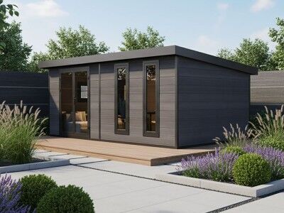 WPC Gartenhaus Modell Panorama 16,64 m²