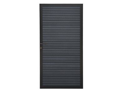 WPC Einzeltor Modell FineLine 100x180 cm Anthrazit