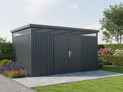 StarLine Metall Gerätehaus Modell Solidum 11,4 m²