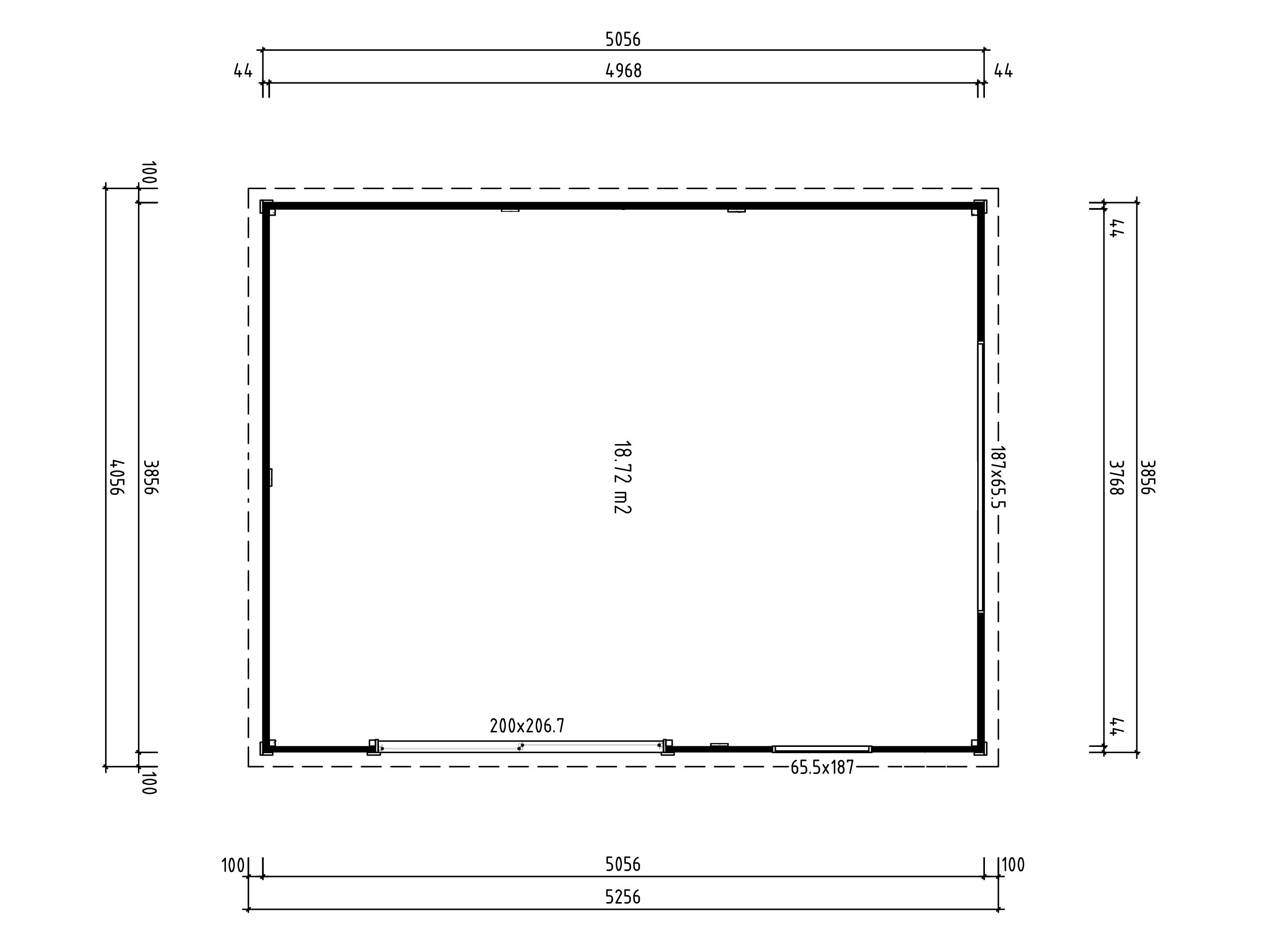 Fjordholz Gartenhaus Modell Juist-4 Rabatt: 26 %