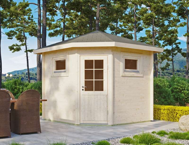 Kleine Gartenhäuser aus Holz kaufen >> bis 10 qm