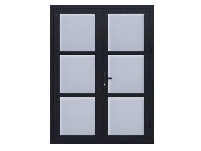 Aluminium Gartenhaus Doppeltür Modell Modern