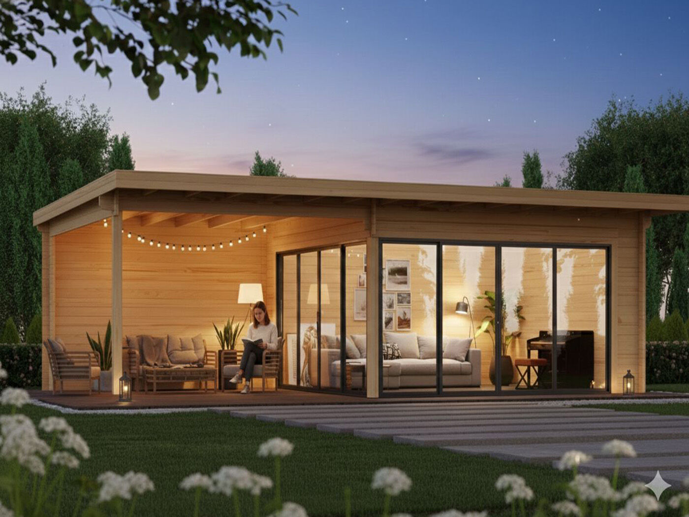 Fjordholz Gartenhaus Modell Office IsoSlide 10 SD Rabatt: 24 %