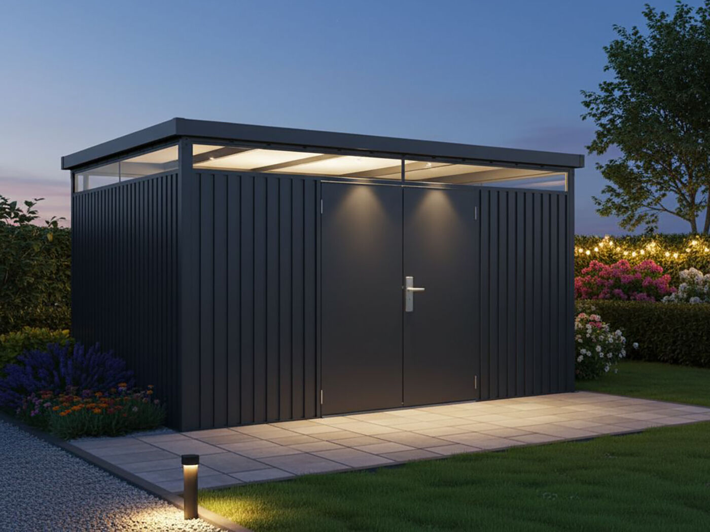 StarLine Metall Gerätehaus Modell Solidum 11,4 m² Rabatt: 24 %