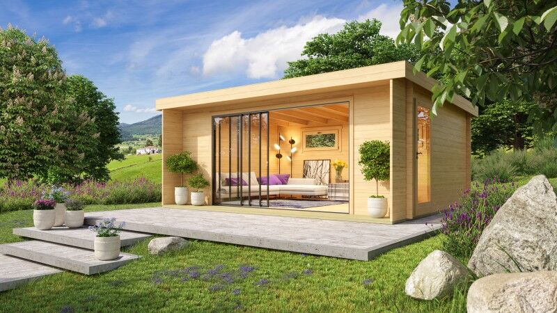 Gartenhaus Alu Concept 44 I