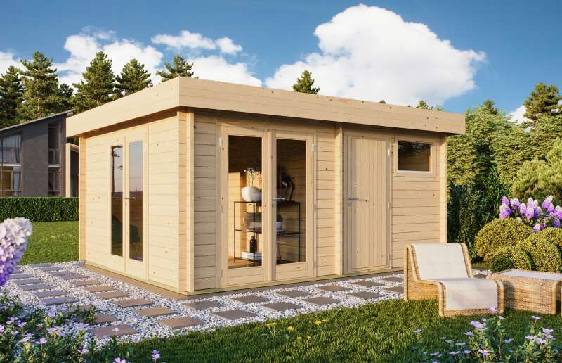 2 Raum Gartenhäuser online kaufen Gartenhausfabrik