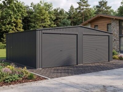 Metallgarage Modell NovaRoll Duo 31,52 m²