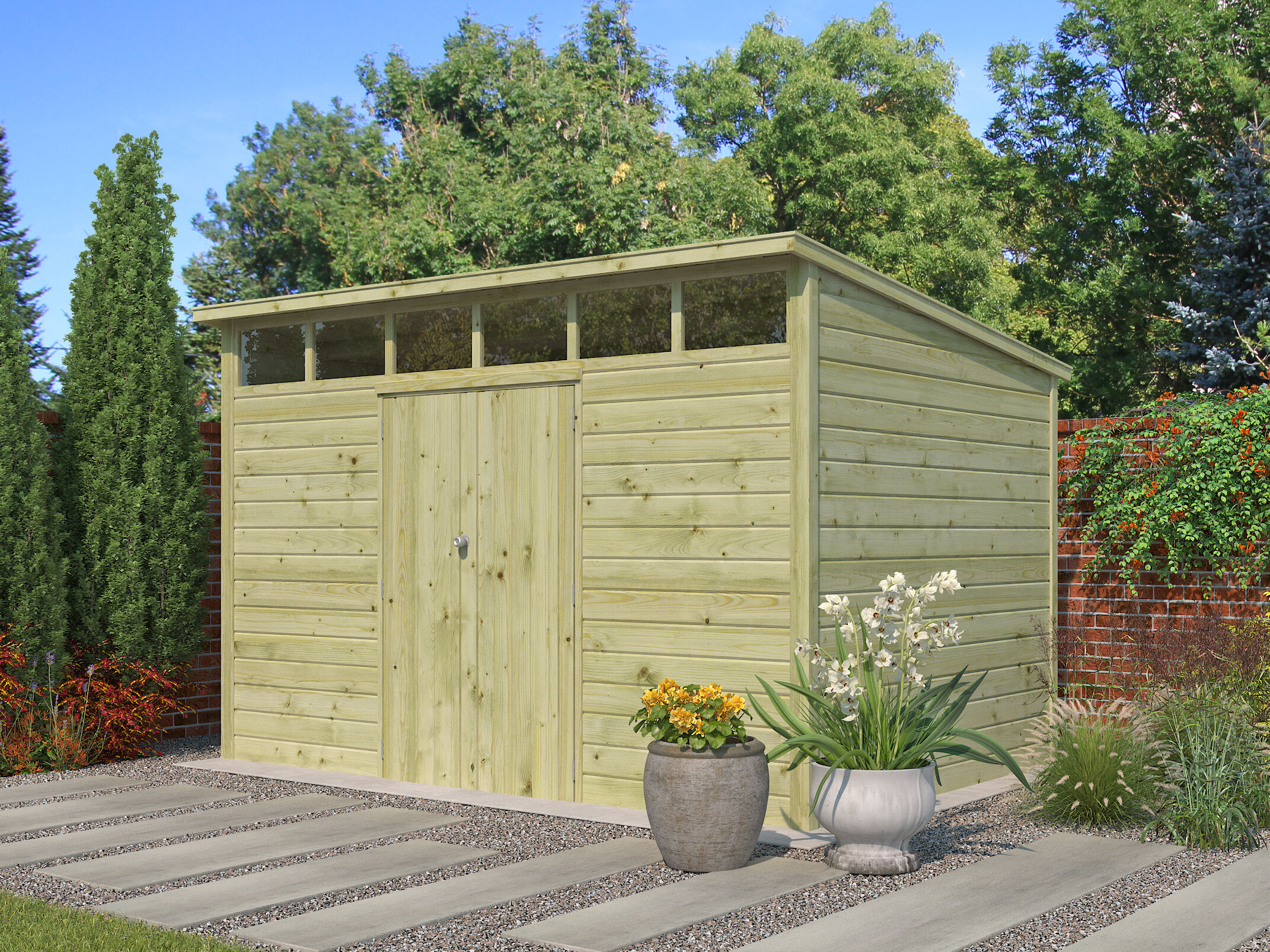 Gartenhaus Modell QB-Line 4,41 m²