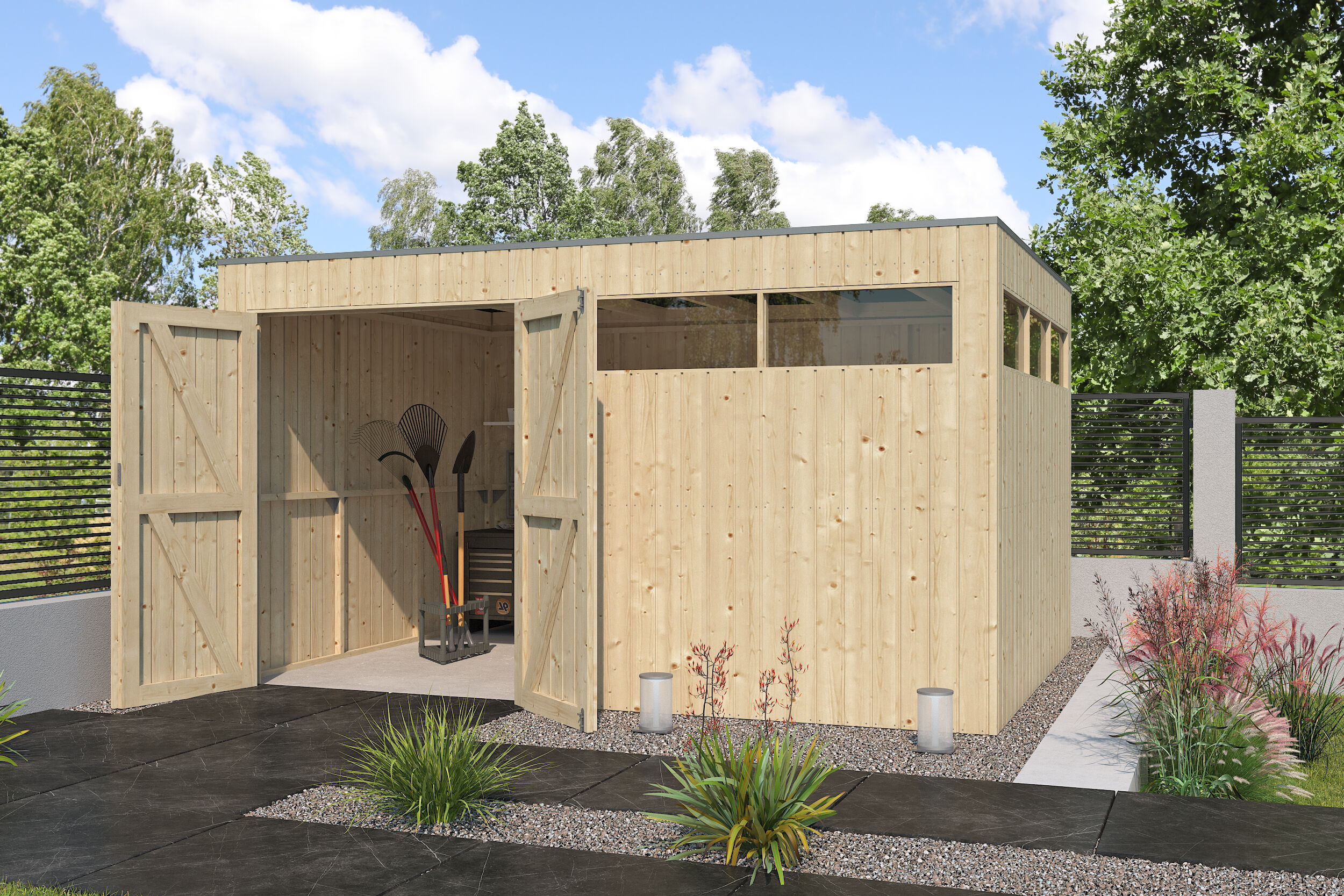 Gartenhaus Modell QBV-Line 11,89 m² Rabatt: 26 %