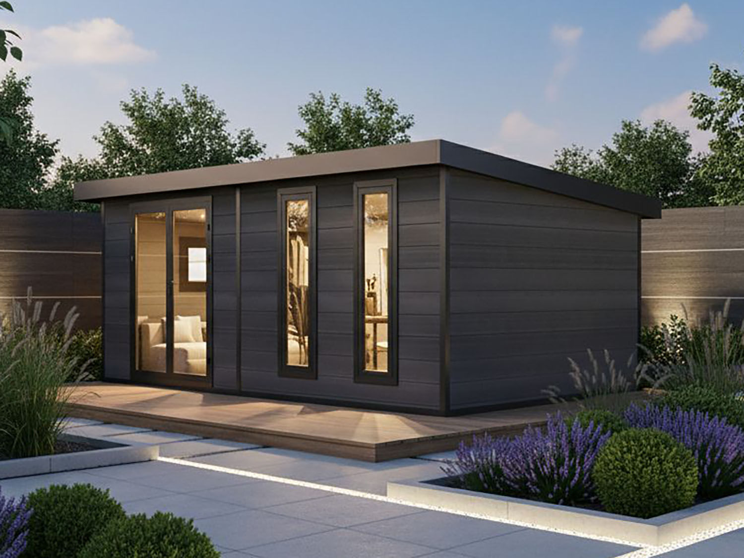 26% Discount! WPC Gartenhaus Modell Panorama 16,64 m²